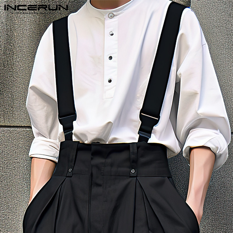 INCERUN Men Jumpsuits Solid Co - đánh giá và giá Streetwear Brand Clothing
