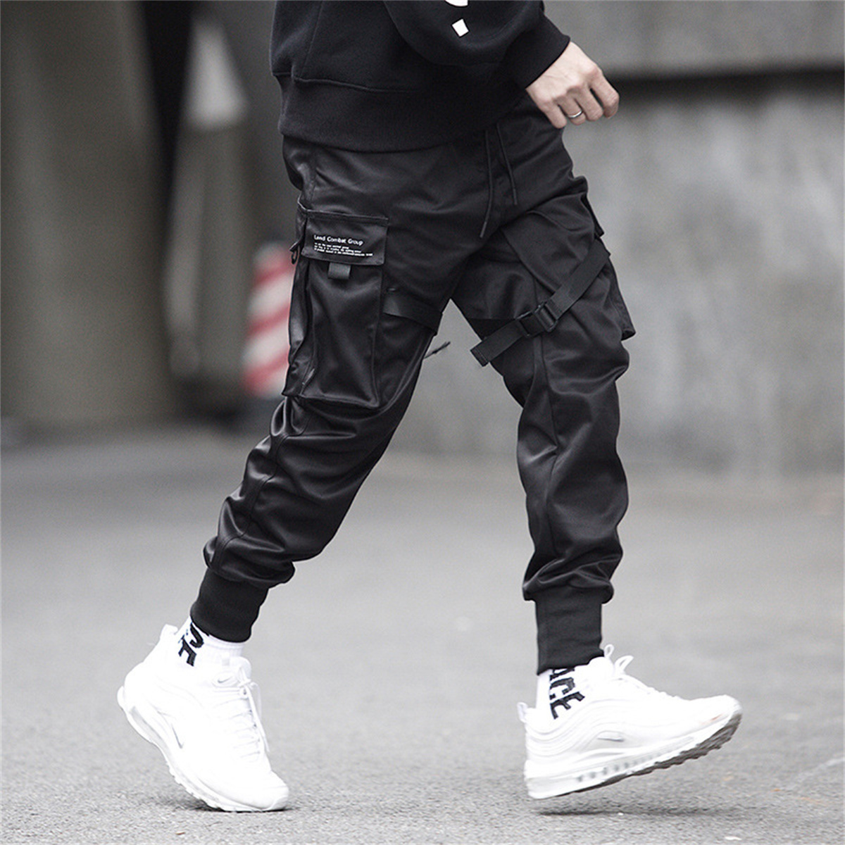 Black Hip Hop Cargo Pants Summ - đánh giá và giá Streetwear Brand Clothing