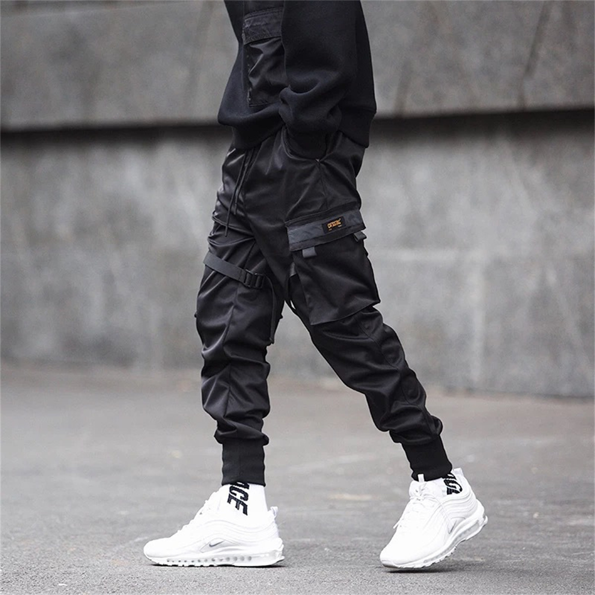 Black Hip Hop Cargo Pants Summ - đánh giá và giá Streetwear Brand Clothing