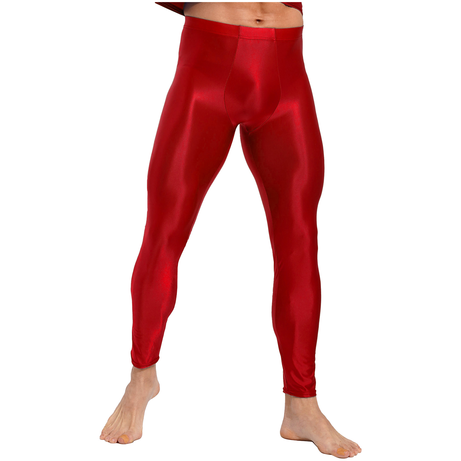 Men's Glossy Oil Tights Long P - đánh giá và giá Streetwear Brand Clothing